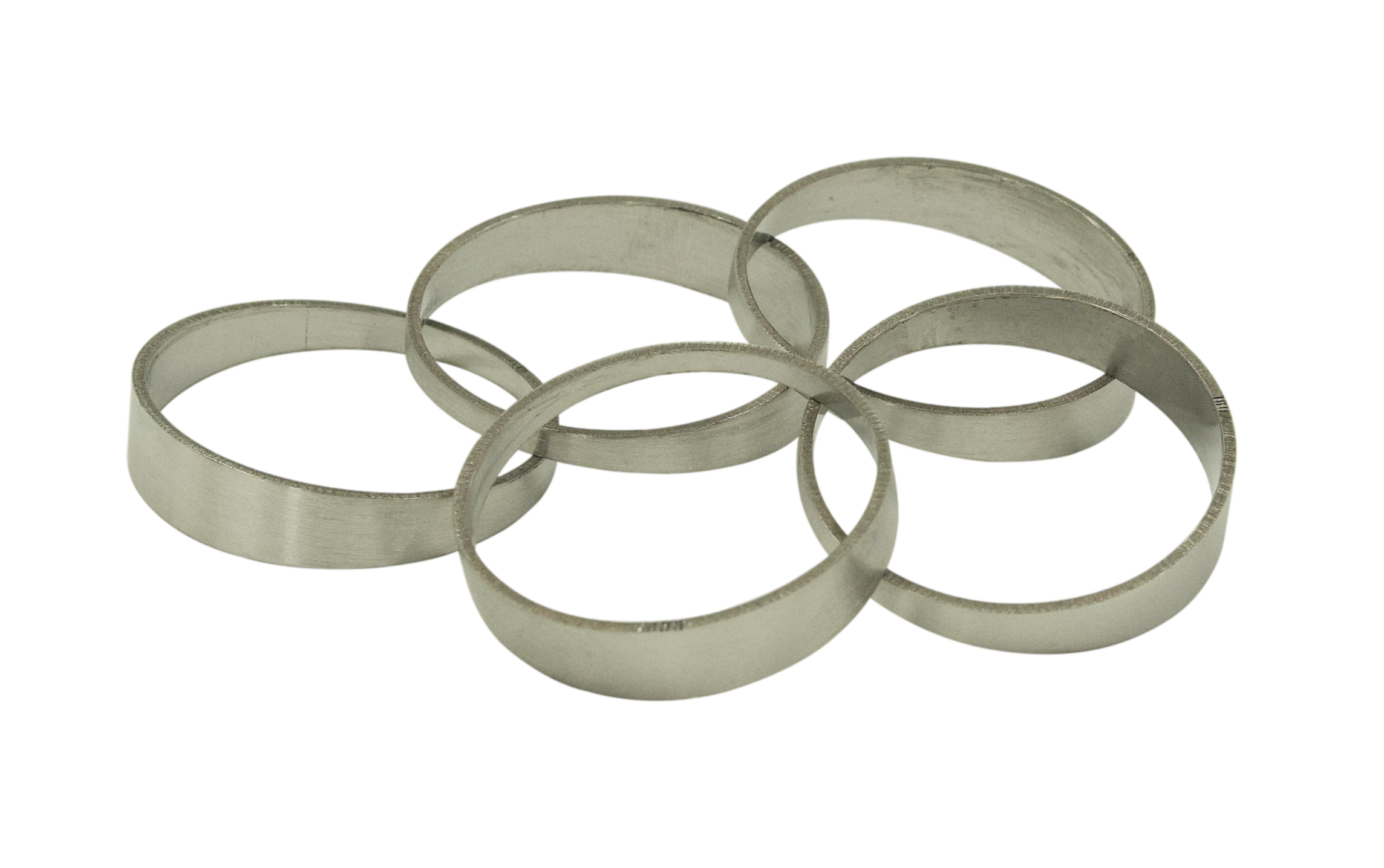 1.5inch Pie Cuts Brushed Stainless Steel 45' 1D