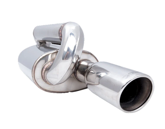2.25 Inch Oval Twin Loop Muffler Left Inlet