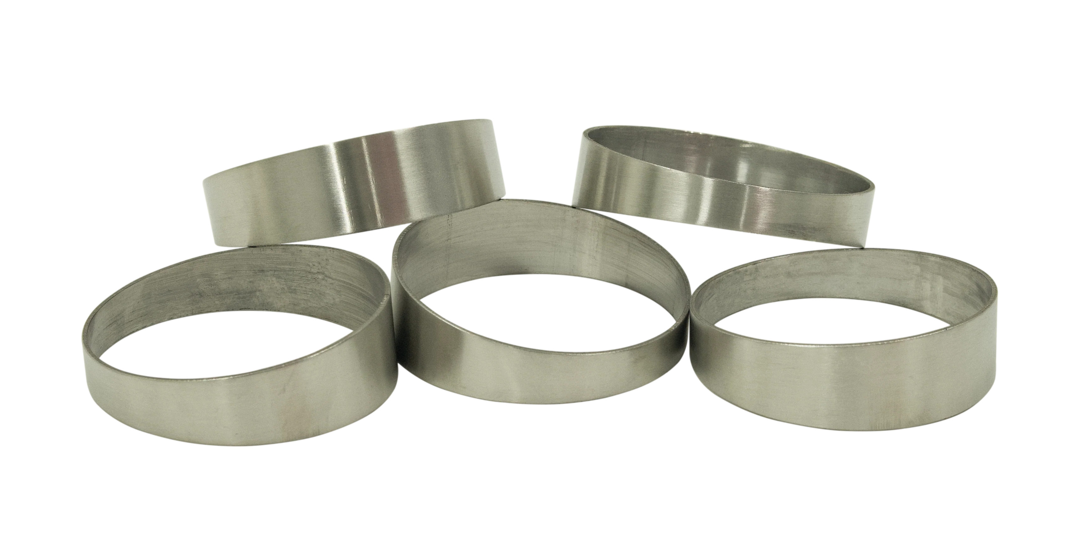 4inch Pie Cuts Brushed Stainless Steel 45' 1.5D
