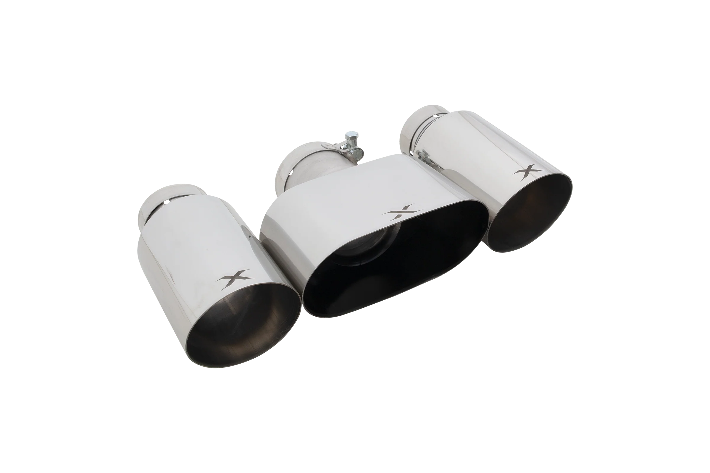 Toyota Corolla GR Polished OEM Style Single Wall Angle Cut Tips