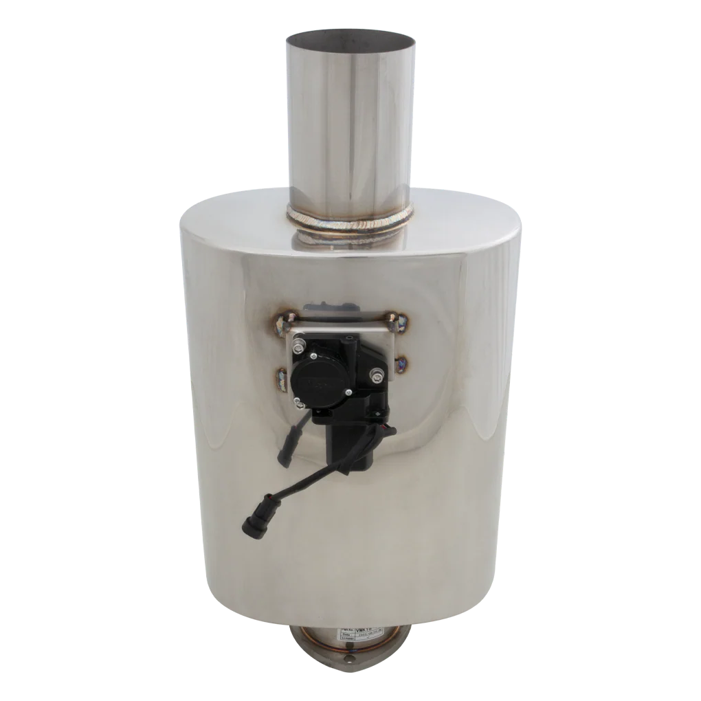 Varex Valved Oval Muffler in 4 Inch Inlet - Image 2