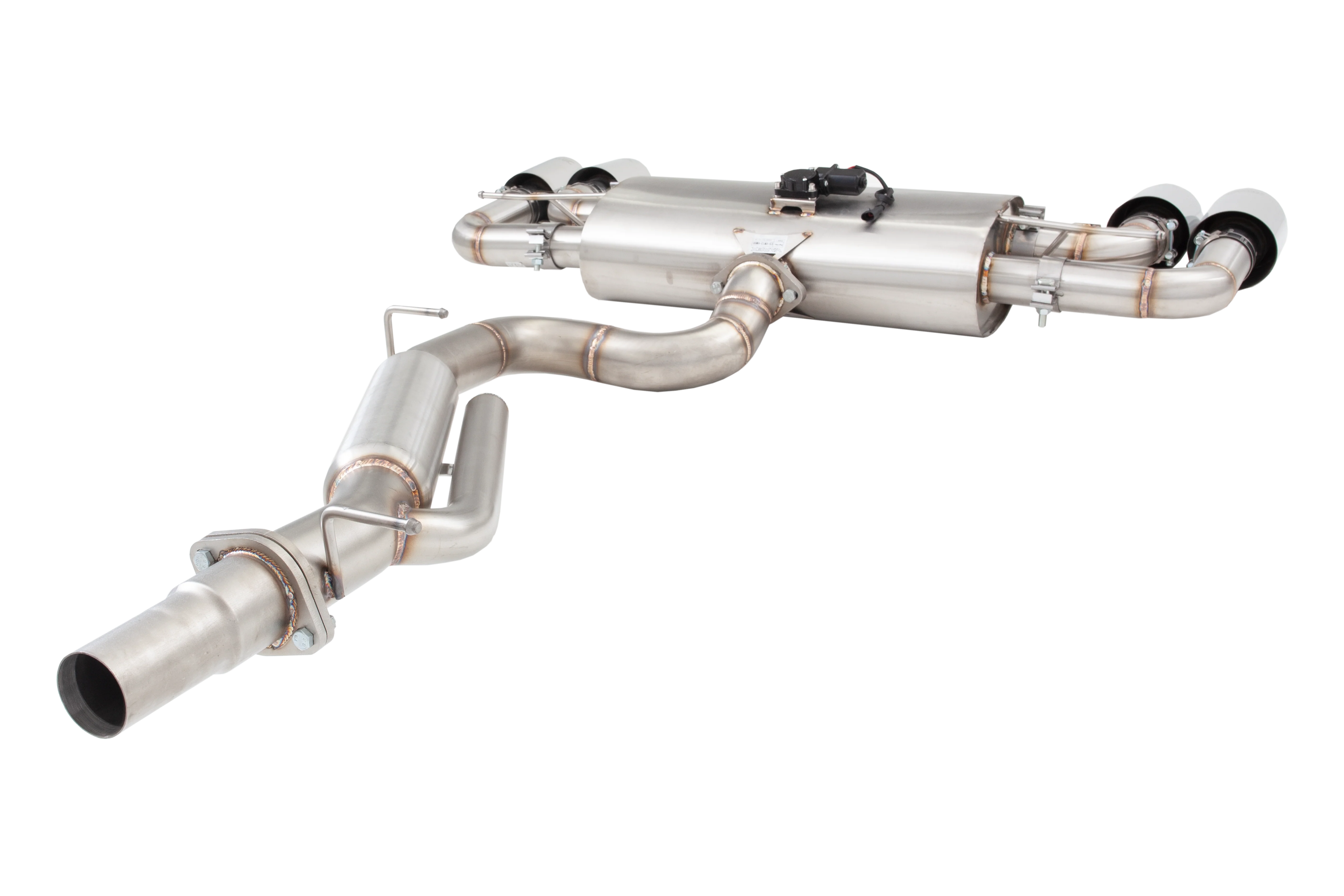 VW Golf R MK8 Varex Valved Cat Back Exhaust System - Image 3
