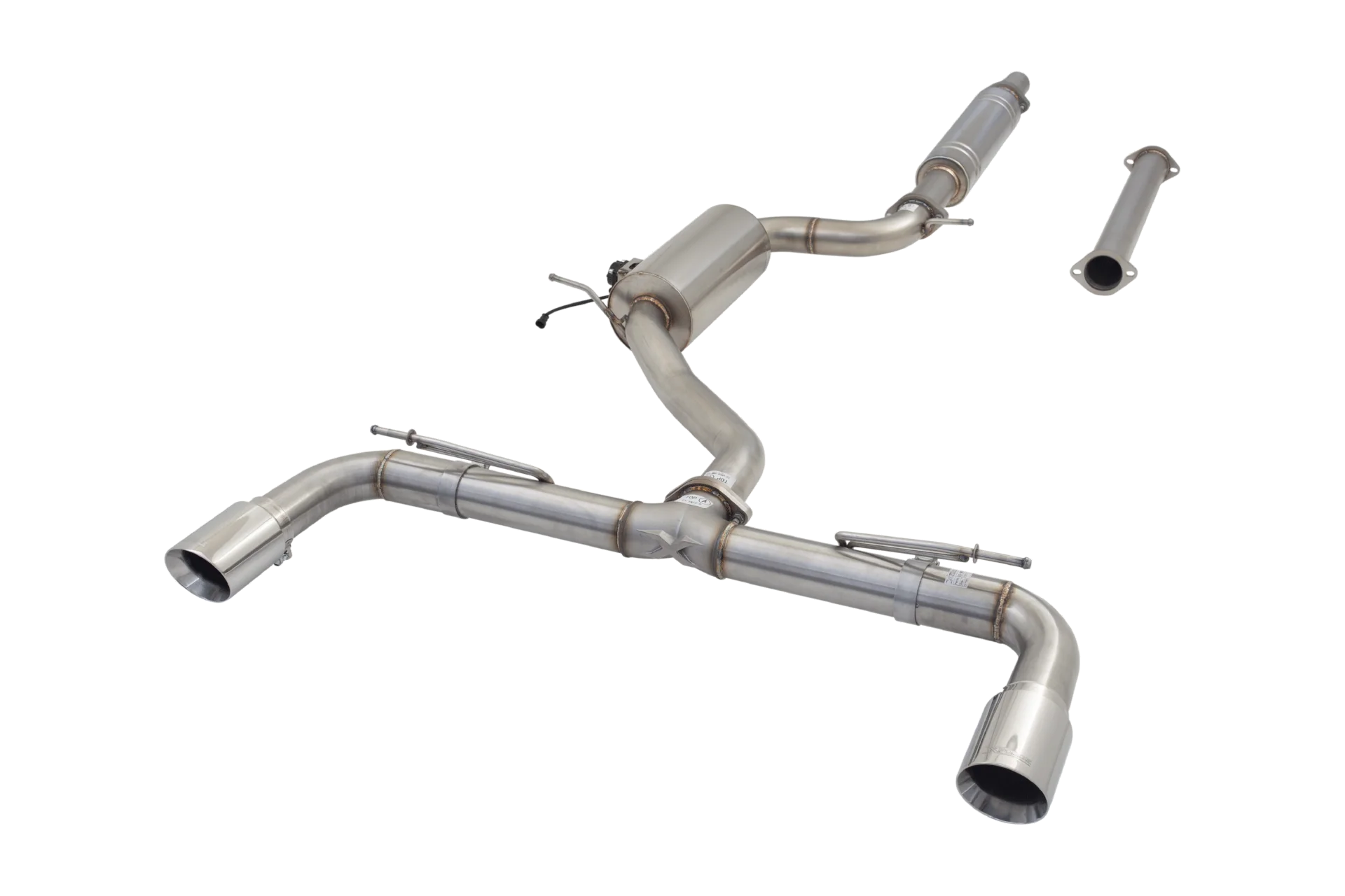 VW Golf TSI MK7 to MK8 Varex Valved Cat Back Exhaust System - Image 3